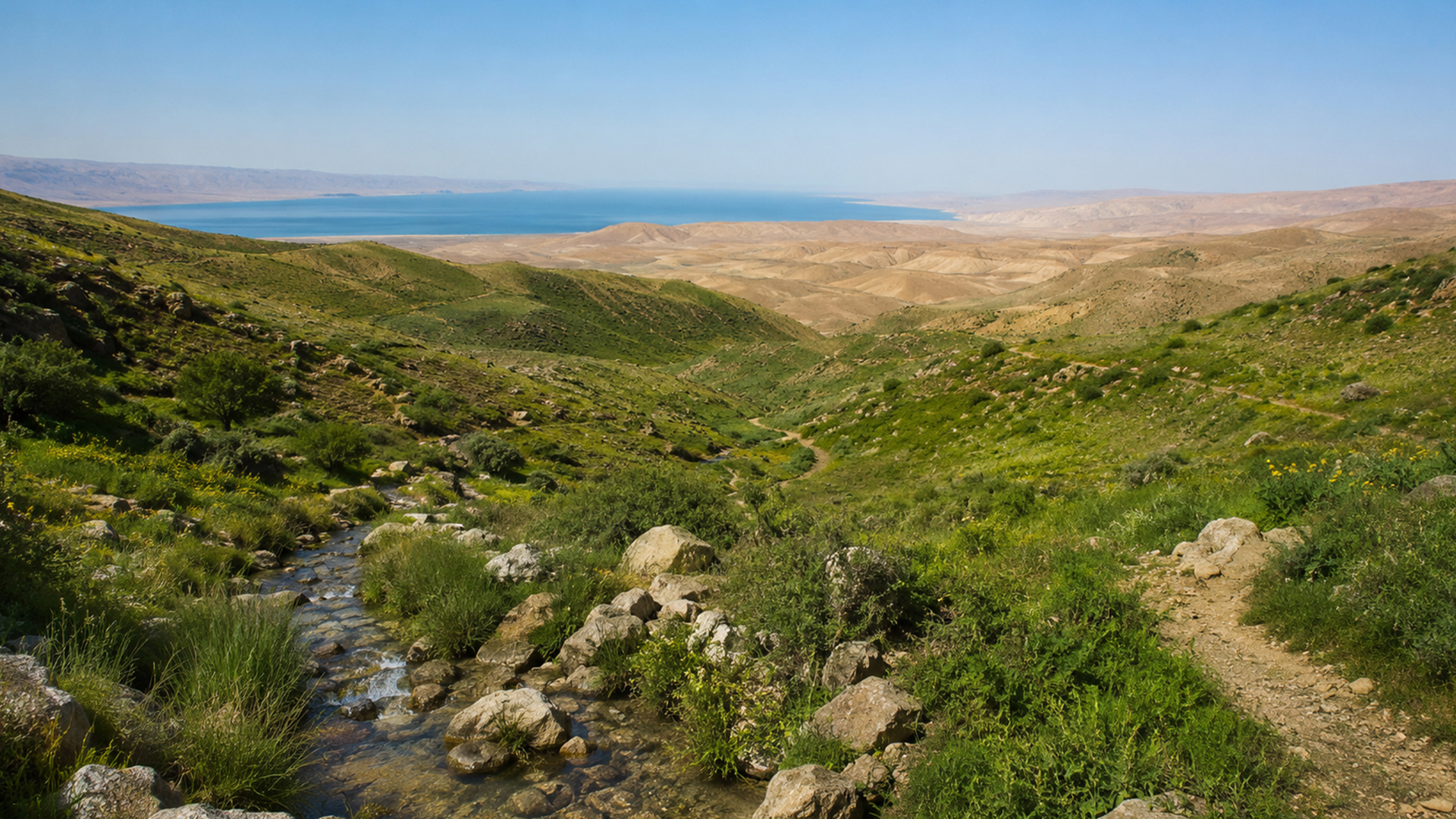 הטבע בישראל: גבעות ירוקות, מדבר, ים, נחלים ומסלולי טבע