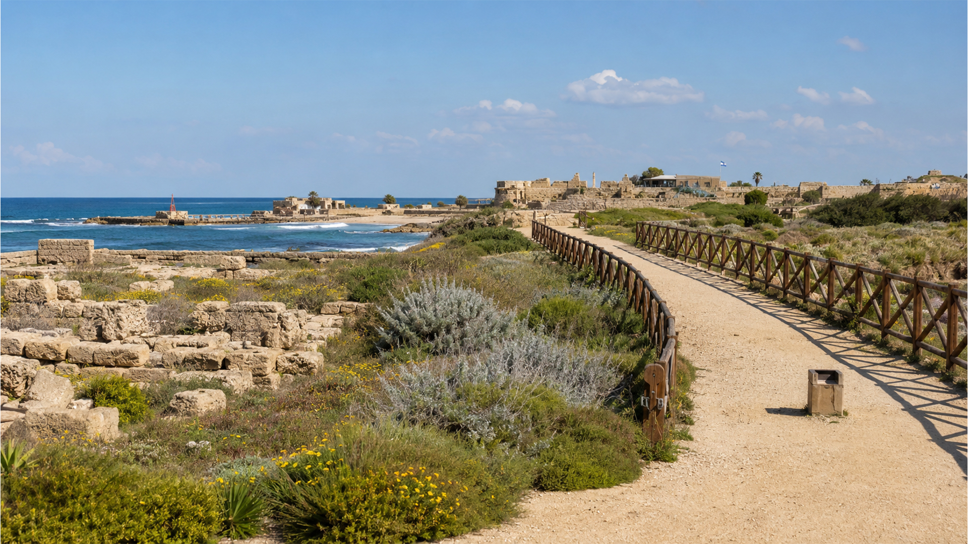 מסלול בישראל עם נופי טבע, מקומות עתיקים ודרך אל החופשה
